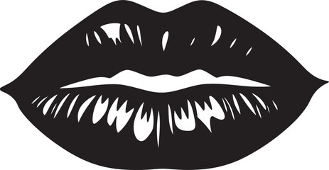 Smiles Serenade Lip Mark Feminine Flourish Lips Insignia