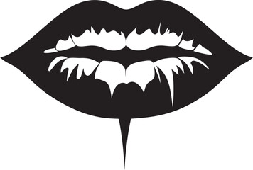 Graphic Goddess Lip Icons in Vector Iconic Lip Artistry Vector Logo Series