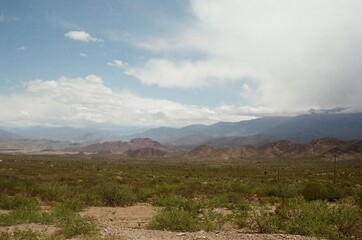 clouds over the mountains
