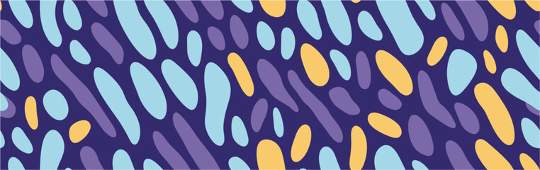 Vector illustration. Circle design of rounded shapes pattern pattern background. Colorful Abstract Pattern Art Design. Seamless.