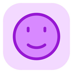 Fototapeta premium Editable slight smile expression emoticon vector icon. Part of a big icon set family. Part of a big icon set family. Perfect for web and app interfaces, presentations, infographics, etc