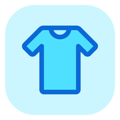 Editable t-shirt vector icon. Clothing, fashion, apparel. Part of a big icon set family. Perfect for web and app interfaces, presentations, infographics, etc