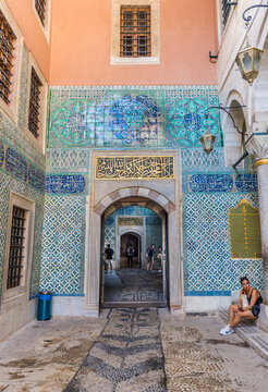 Topkapi Palace's Harem in Istanbul, Turkey.