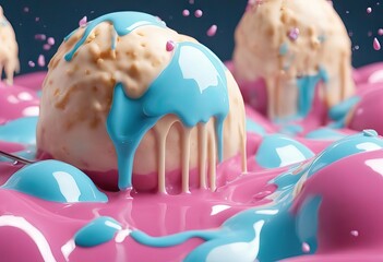 Dripping paint, Yogurt or Milk flowing down stock illustrationIce Cream, Melting, Backgrounds, Drop,