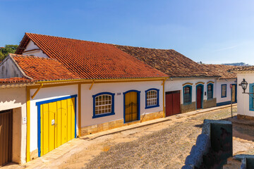 Typical houses on Saint Antonio street