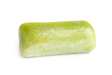 One tasty bubble gum isolated on white