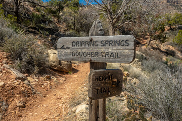 Boucher Trail and Hermit Trail Intersection