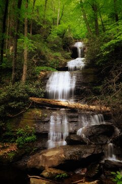 Serene waterfall 