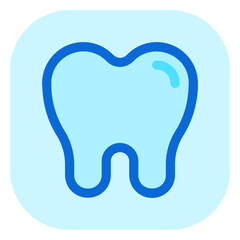 Editable molar, premolar, tooth vector icon. Dentistry, healthcare, medical. Part of a big icon set family. Perfect for web and app interfaces, presentations, infographics, etc