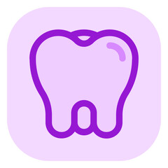 Editable molar, premolar, tooth vector icon. Dentistry, healthcare, medical. Part of a big icon set family. Perfect for web and app interfaces, presentations, infographics, etc