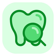 Editable dental checkup vector icon. Dentistry, healthcare, medical. Part of a big icon set family. Perfect for web and app interfaces, presentations, infographics, etc
