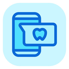 Editable online dentist appointment vector icon. Dentistry, healthcare, medical. Part of a big icon set family. Perfect for web and app interfaces, presentations, infographics, etc