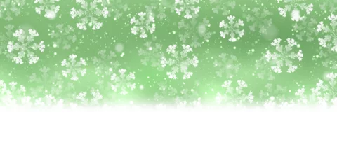 Gordijnen クリスマス　雪　風景　冬　背景 © KUU