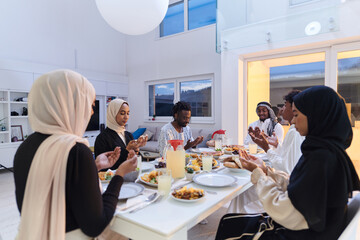 In the sacred month of Ramadan, a diverse Muslim family comes together in spiritual unity,...