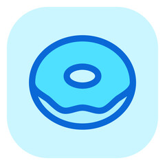 Editable donut vector icon. Bakery, coffee shop, restaurant, drink, beverages. Part of a big icon set family. Perfect for web and app interfaces, presentations, infographics, etc