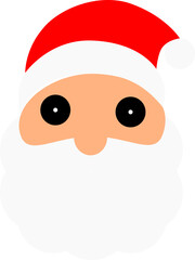 santaclause Flat Icon Illustration