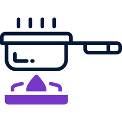 cooking pot icon. vector mixed icon for your website, mobile, presentation, and logo design.