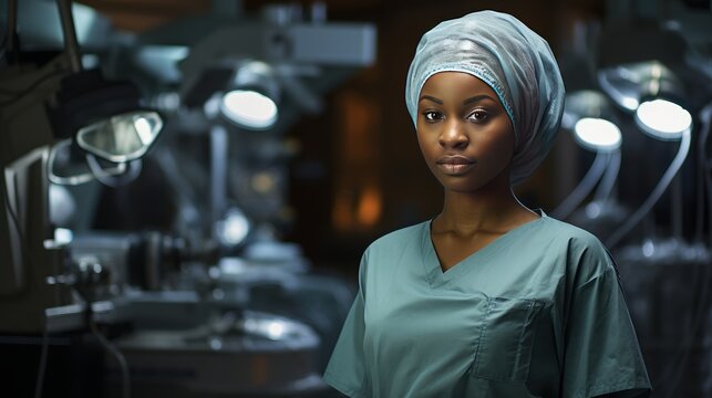female black african radiographer, radiographer at work, photography