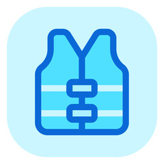 Editable lifejacket vector icon. Part of a big icon set family. Perfect for web and app interfaces, presentations, infographics, etc