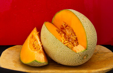 sweet and juicy melon