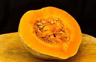 Auyama cut in half