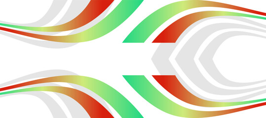 abstract spiral green red gradient sport background