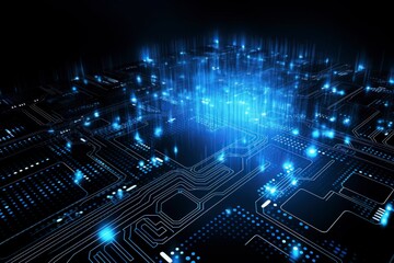 Fototapeta premium abstract technology background