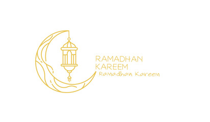 illustration of a lamp. Ramadhan kareem in line art style. Ramadhan lantern. Ied al fitr, ied mubarrak. Ramadhan kareem icon. Ramadhan kareem icon in line art. Ramadhan kareem icon for background.