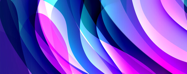 Simple fluid color gradient abstract background with dynamic wave line effect. Vector Illustration For Wallpaper, Banner, Background, Card, Book Illustration, landing page