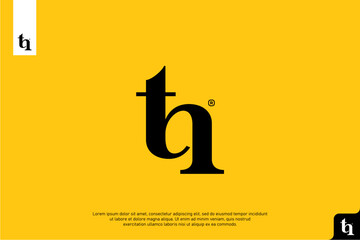 letter TH logo icon © Artsetya