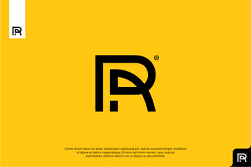letter RA logo icon