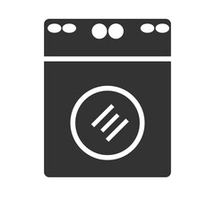 washing machine icon vector