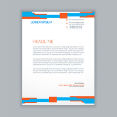 corporate minimal letterhead design
