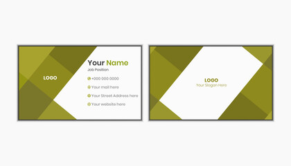 Vector design professional business card template.