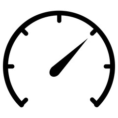 Speedometer Vector Icon