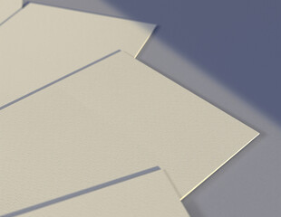 Featuring a simple and harmonious background, this premium business card mock-up file is perfect for showcasing your branding and logo.