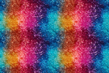 Mesmerizing Rainbow Sparkle Texture. Seamless Repeatable Background.