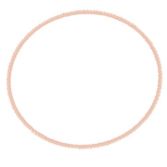 rope frame isolated on white