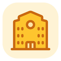 Editable college, school, campus vector icon. Part of a big icon set family. Perfect for web and app interfaces, presentations, infographics, etc