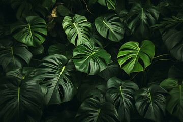 tropical-green-leaves-background