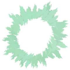 leaves frame