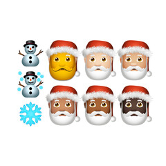 Emojis iOS Christmas Claus