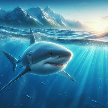 grand requin blanc