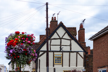 Tudor/Elizabethan house in Alcester, Warwickshire, England