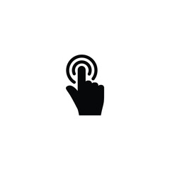 Obraz premium Hand cursor click icon vector for web site Computer and mobile app