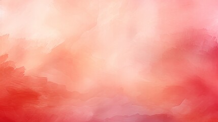 Obraz na płótnie Canvas Peach Watercolor Texture Pattern Background