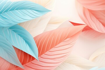 Tropical leaves background