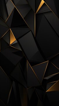 Abstract dlack gold vertical background