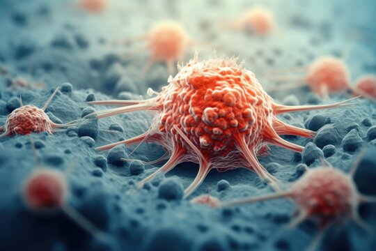 Cancer cells, T-Cells, nanoparticles.