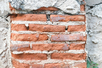brick wall or brick fence, brick or old wall